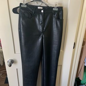 Aritzia Wilfred Vegan Leather Pants